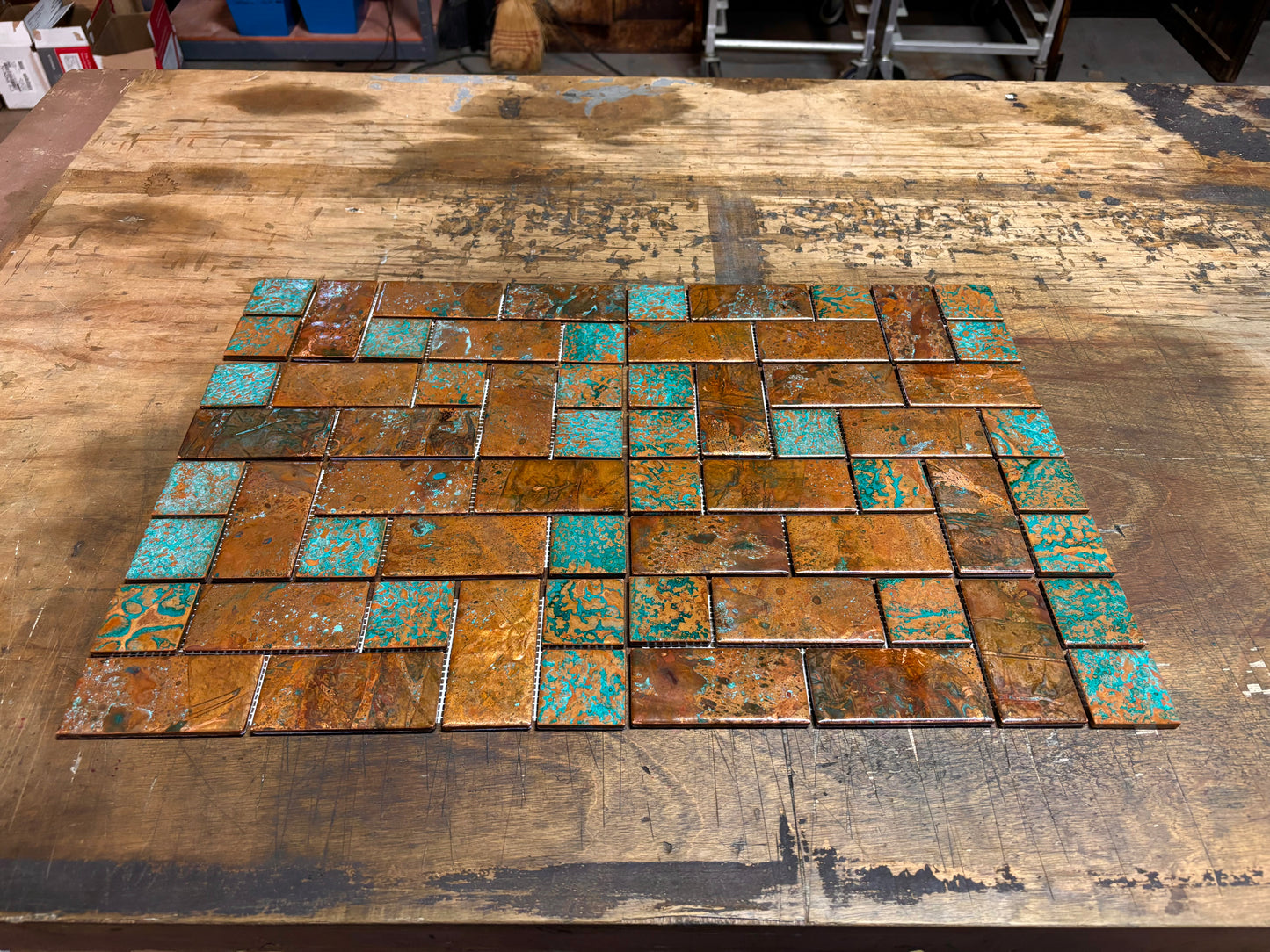 Mosaic Border Copper Tile Mix #52126