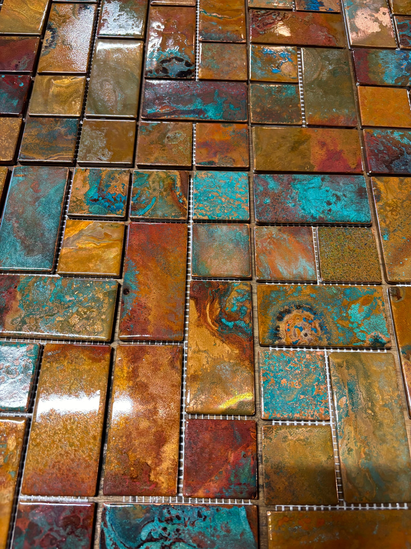 Mosaic Border Copper Tile Mix #71226