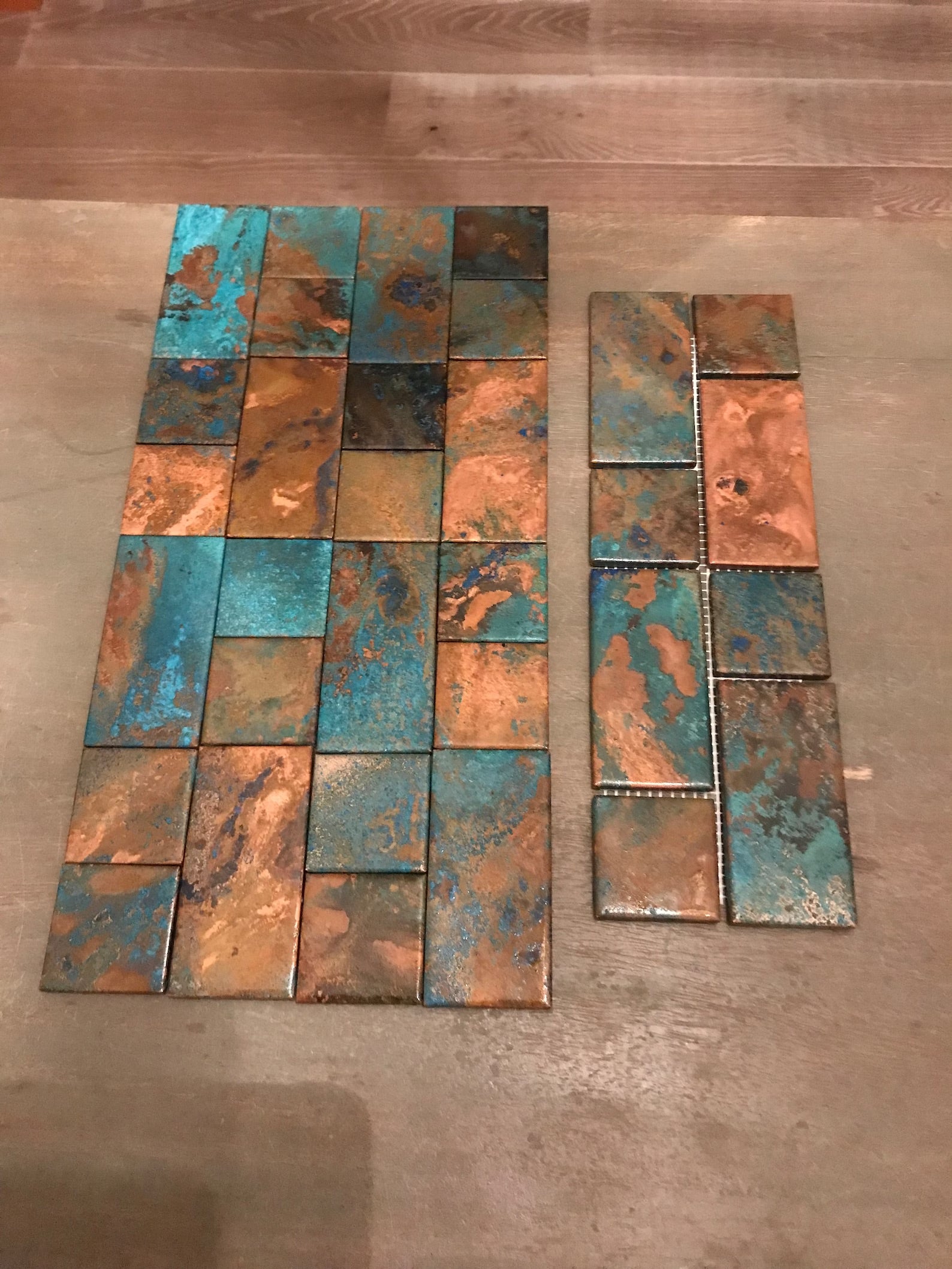 Copper Tile ~ Rusted Moon