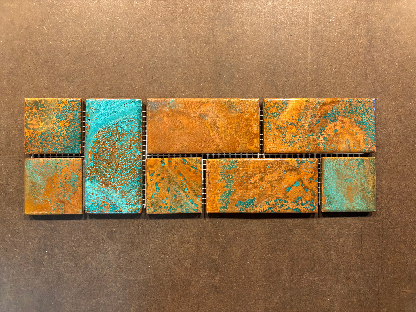 Rusted Moon ~ Copper Tile