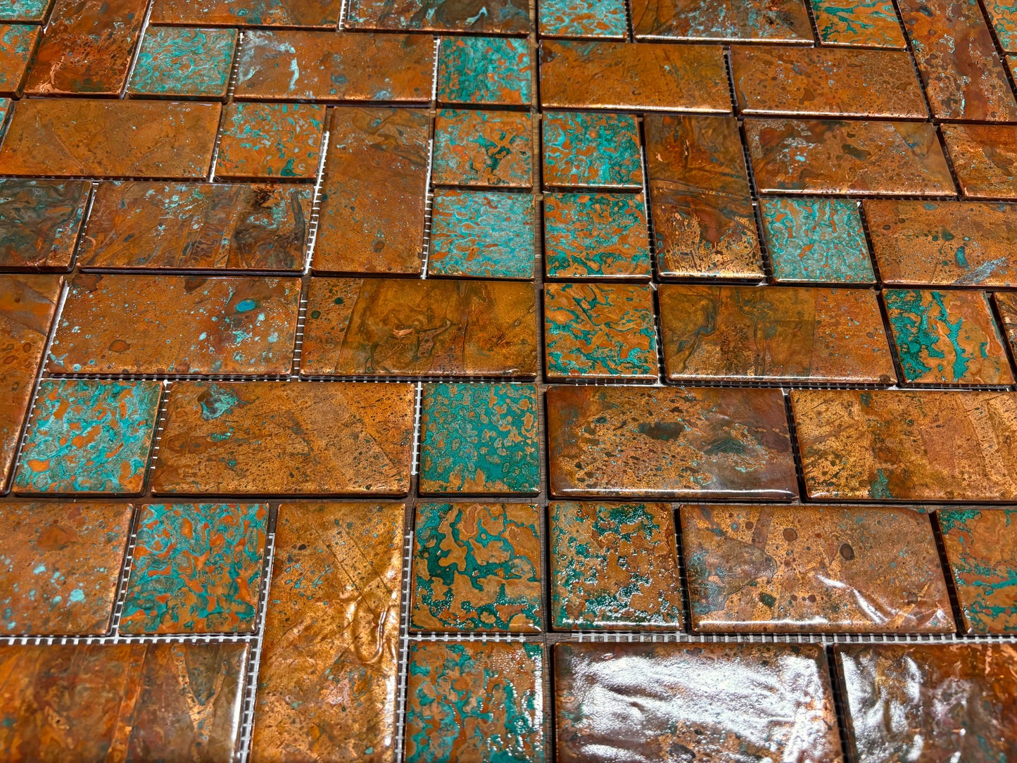 Mosaic Border Copper Tile Mix #52126