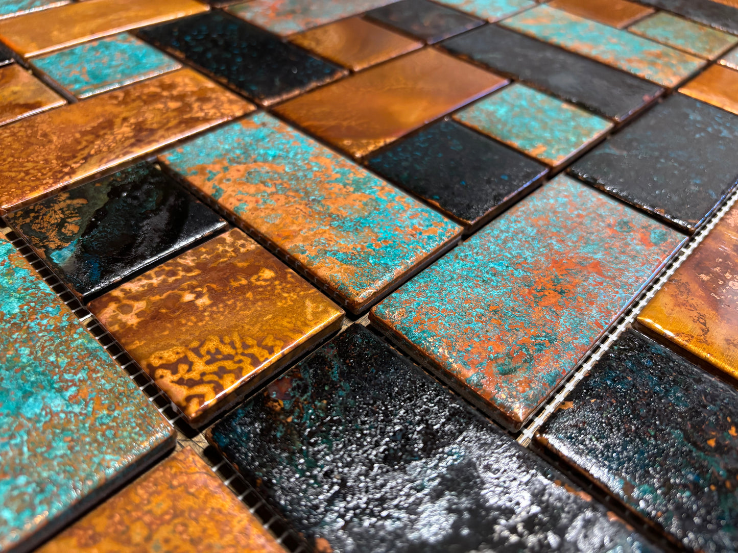 Mosaic Border Copper Tile Mix #82726