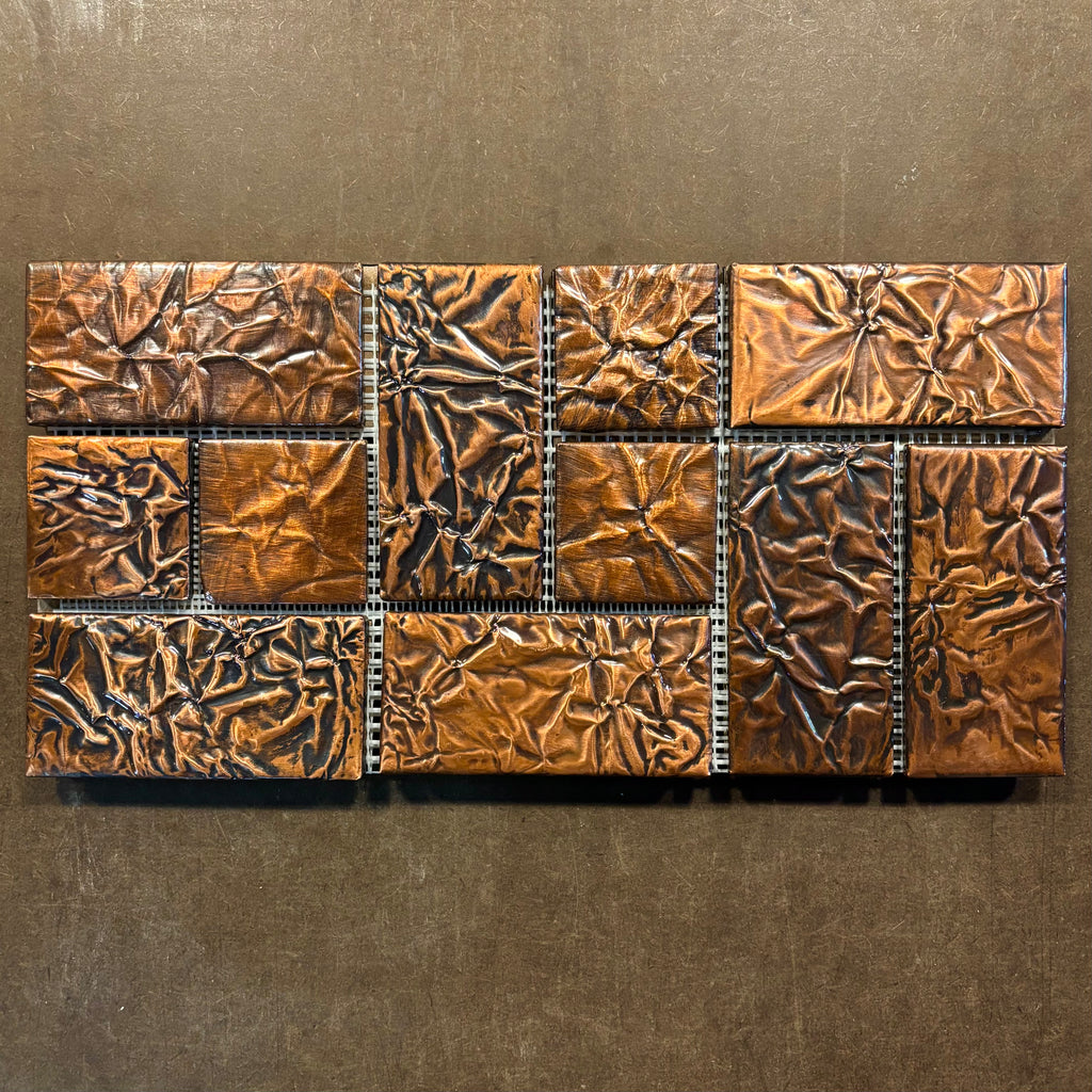 6" x 12" Copper Tile Mosaic Border | Whiskey River