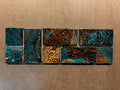 4" x 12" Copper Tile Mosaic Border | Moon River