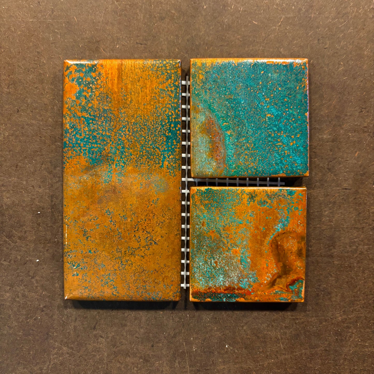 Rusted Moon ~ Copper Tile