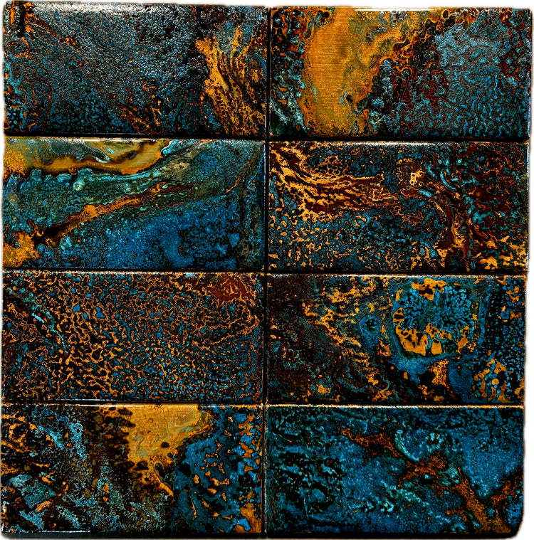 3" x 6" Copper Subway Tile | Moon River