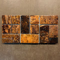 6" x 12" Copper Tile Mosaic Border | Midnight Cowboy