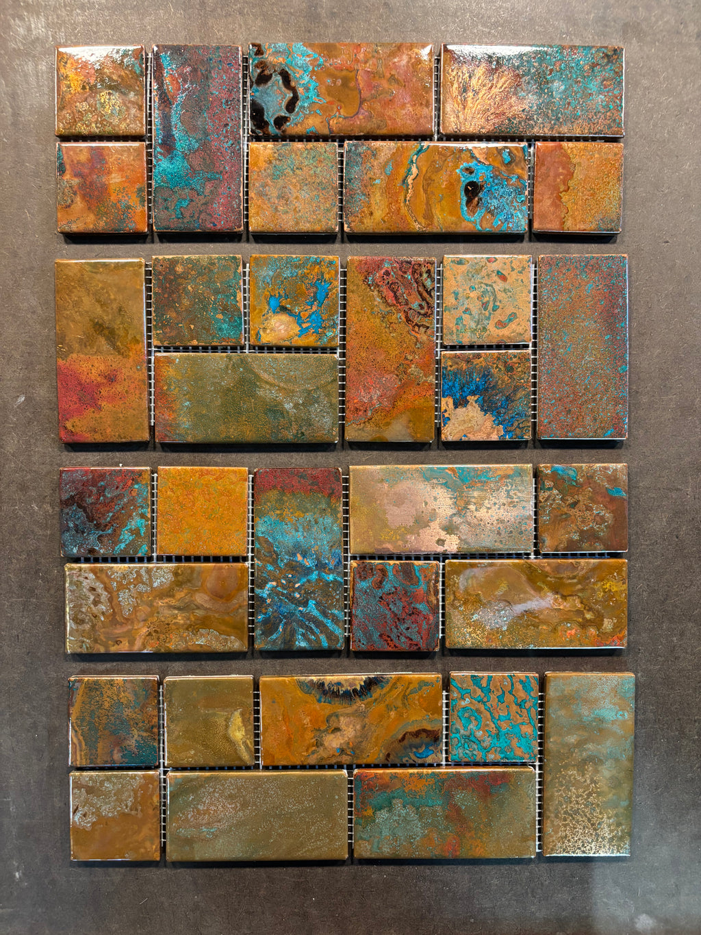 Mosaic Border Copper Tile Mix #71226