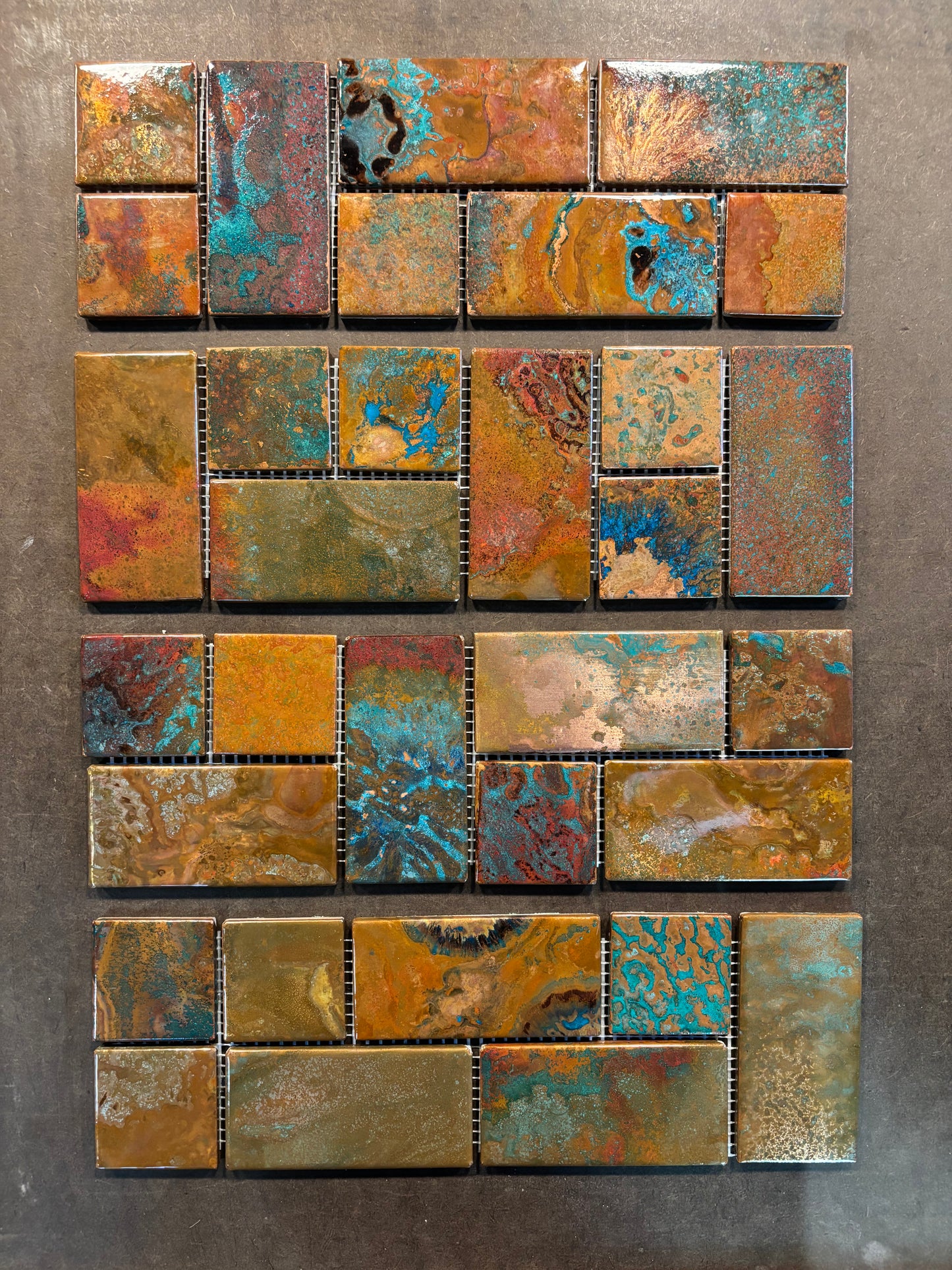 Mosaic Border Copper Tile Mix #71226