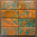 Rusted Moon ~ Copper Tile