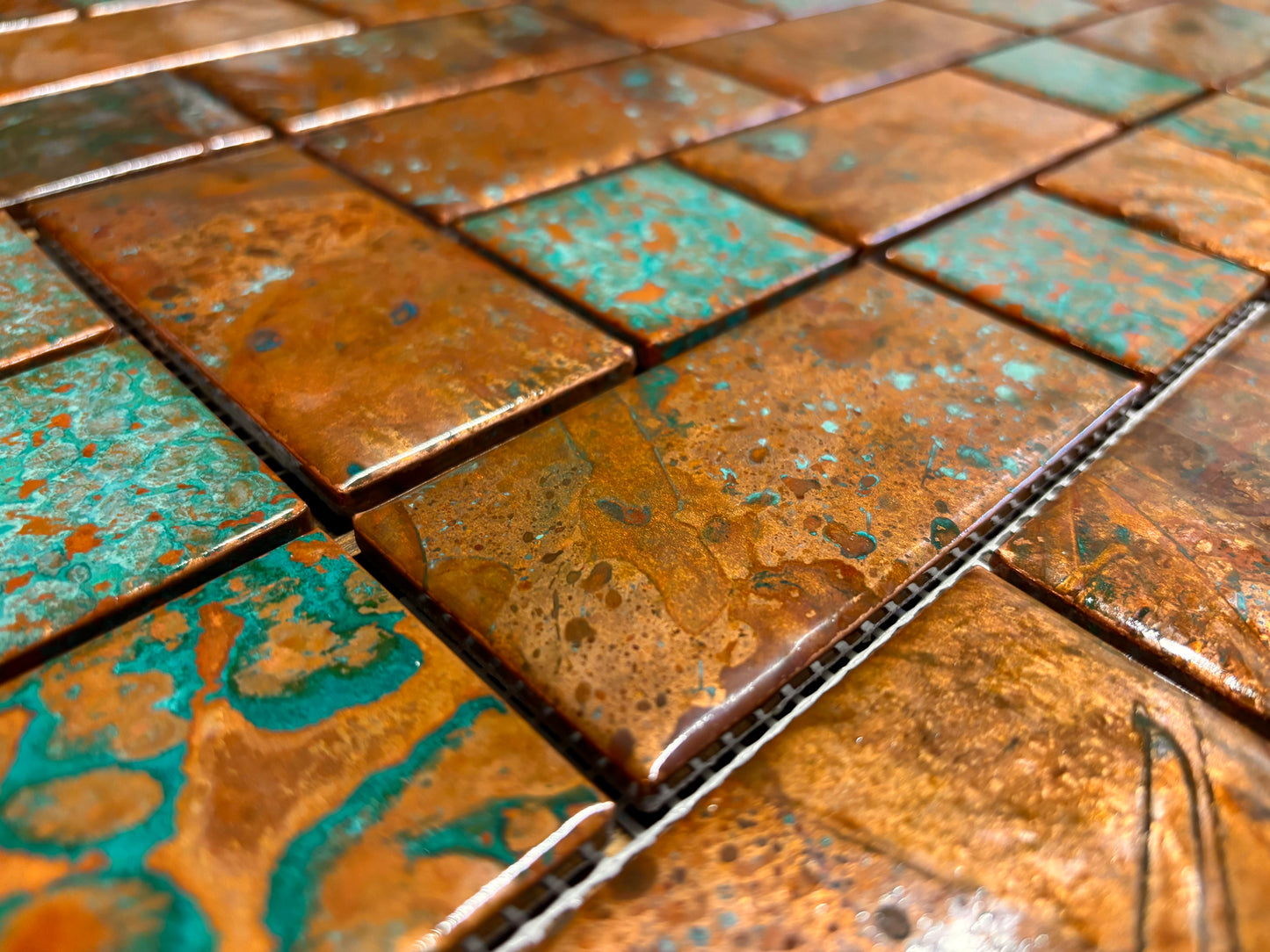 Mosaic Border Copper Tile Mix #52126