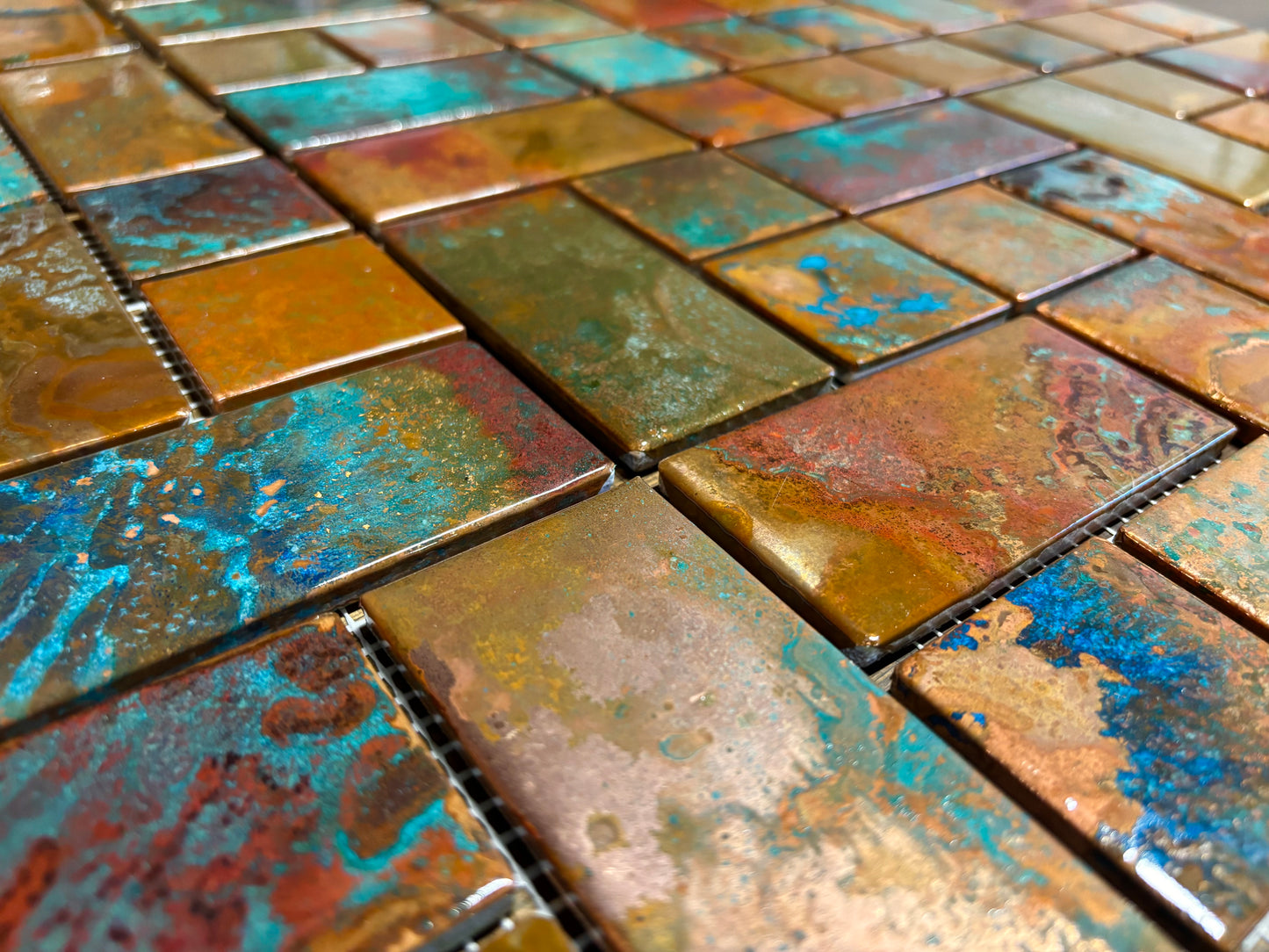 Mosaic Border Copper Tile Mix #71226