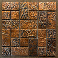 12" x 12" Copper Tile Mosaic Sheet | Whiskey River