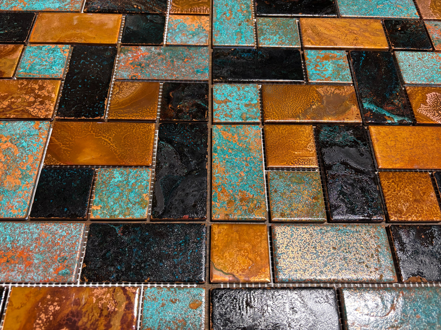 Mosaic Border Copper Tile Mix #82726