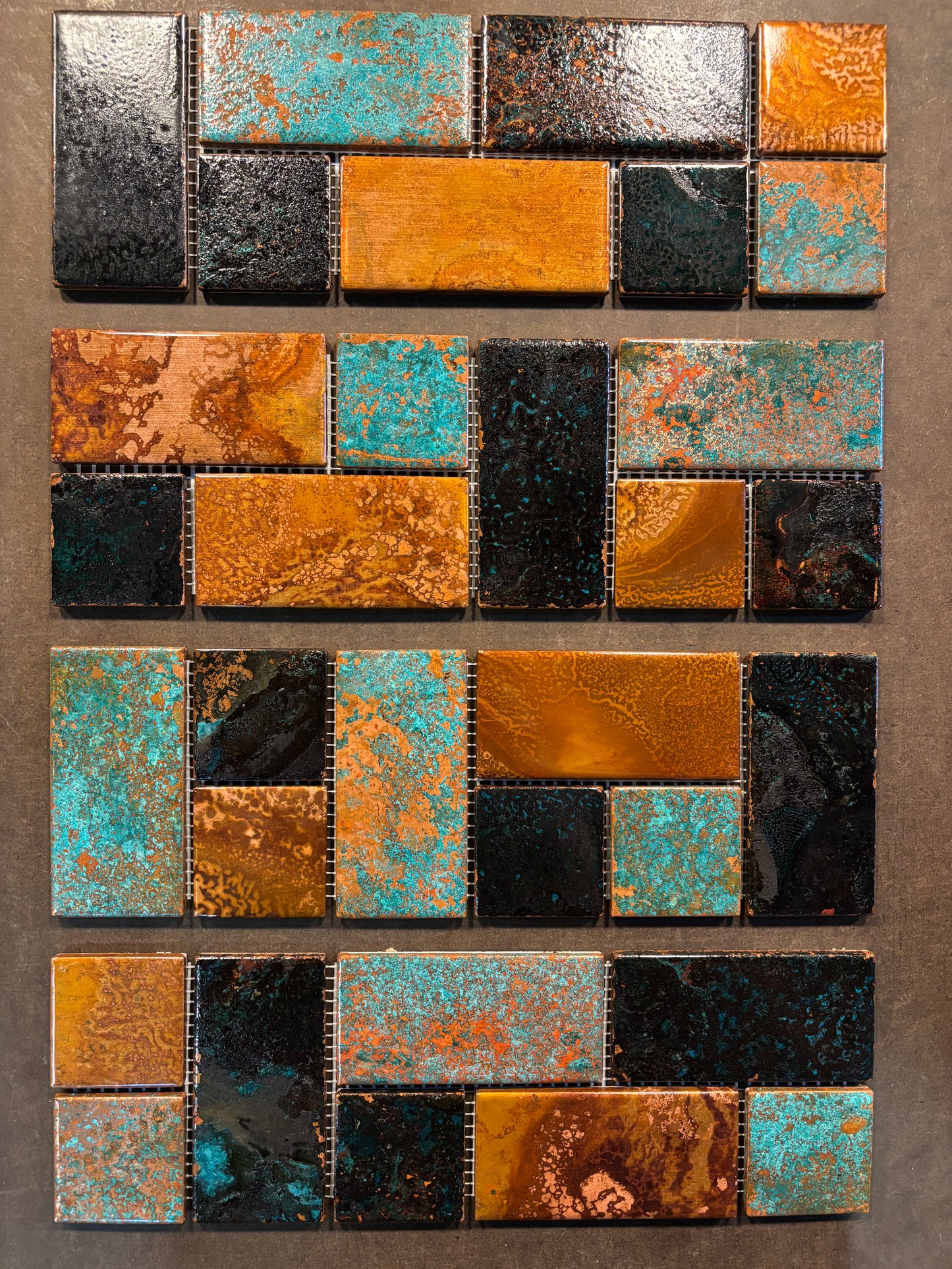 Mosaic Border Copper Tile Mix #82726