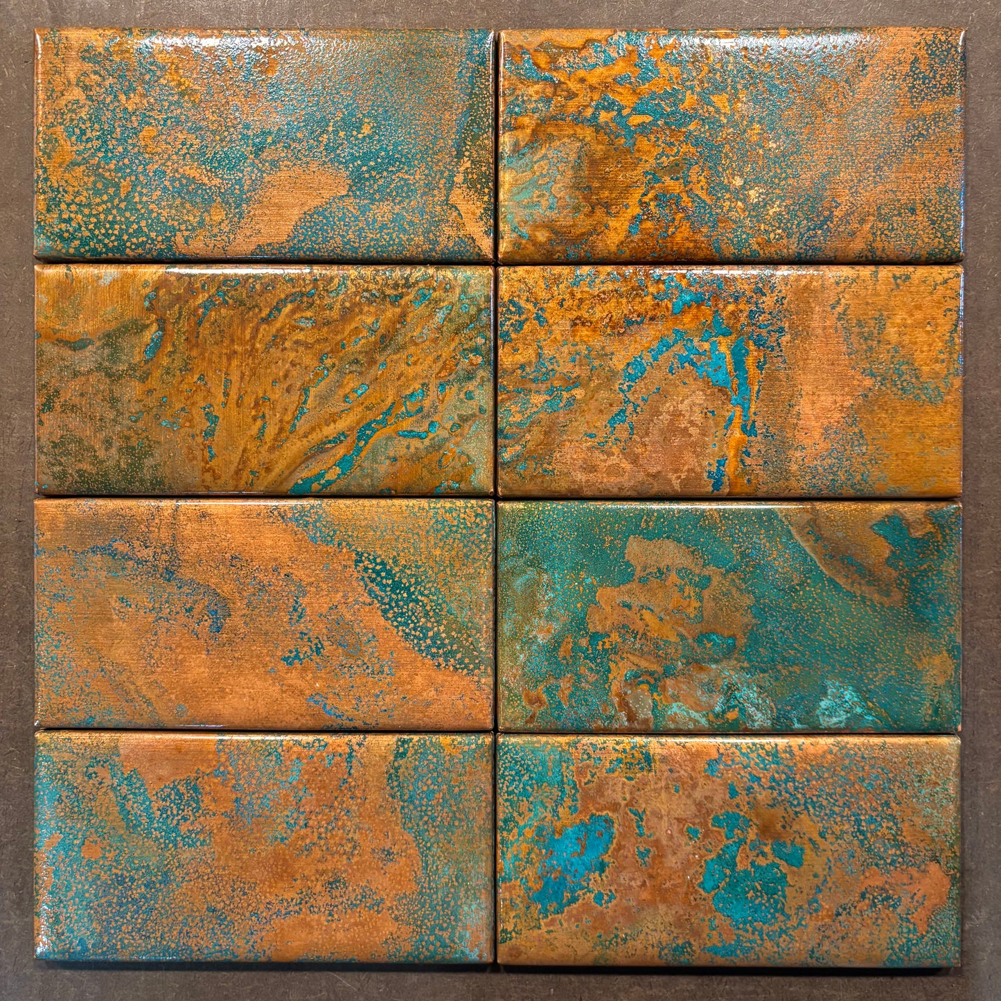 Rusted Moon ~ Copper Tile