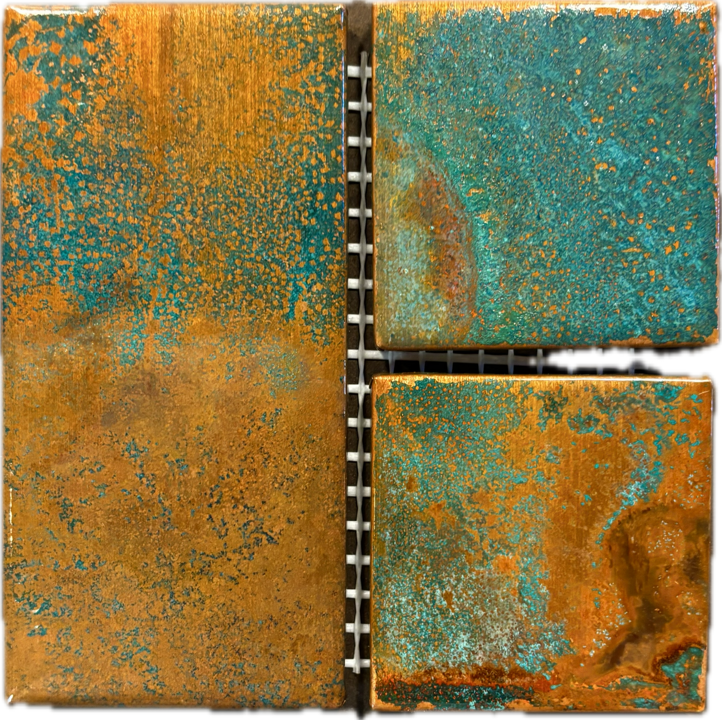 Rusted Moon ~ Copper Tile