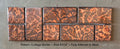 4" x 12" Copper Tile Mosaic Border | Whiskey River
