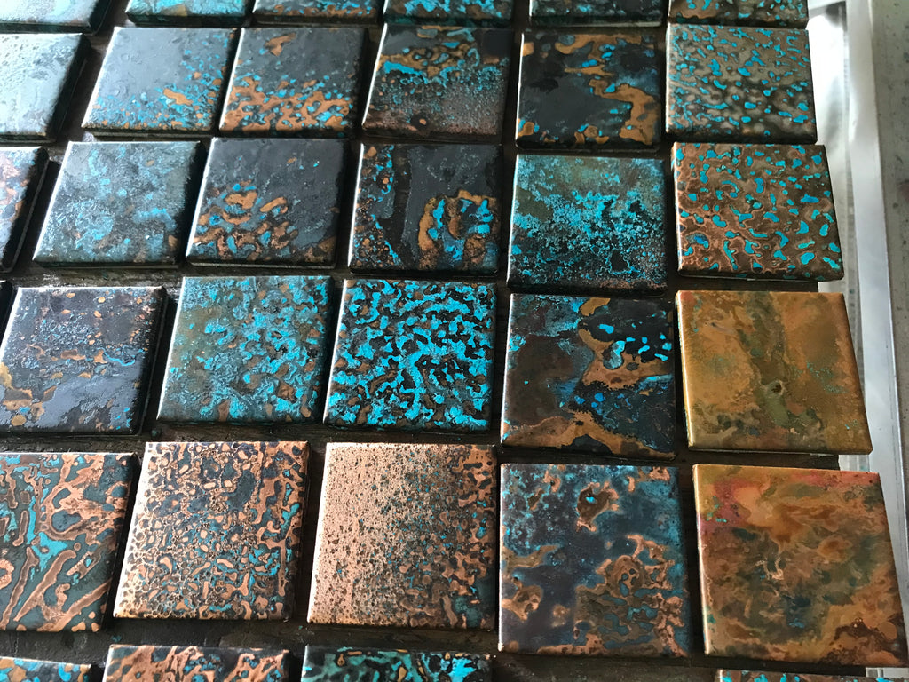 2" x 4" Copper Field Tile | Moon River