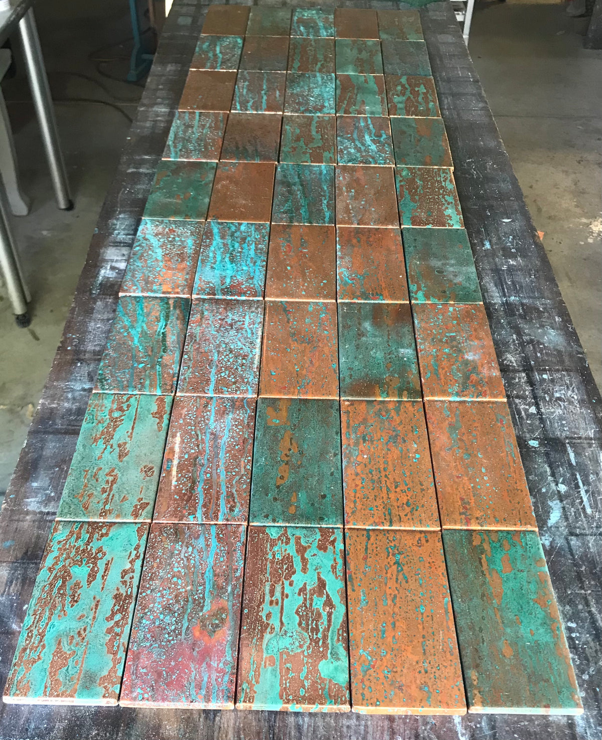 Copper Rain ~ Copper Tile