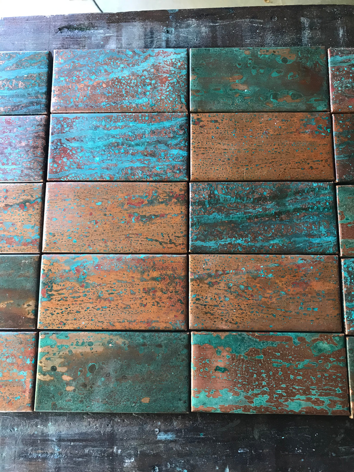 Copper Rain ~ Copper Tile