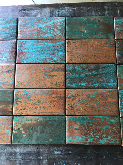 Copper Rain ~ Copper Tile