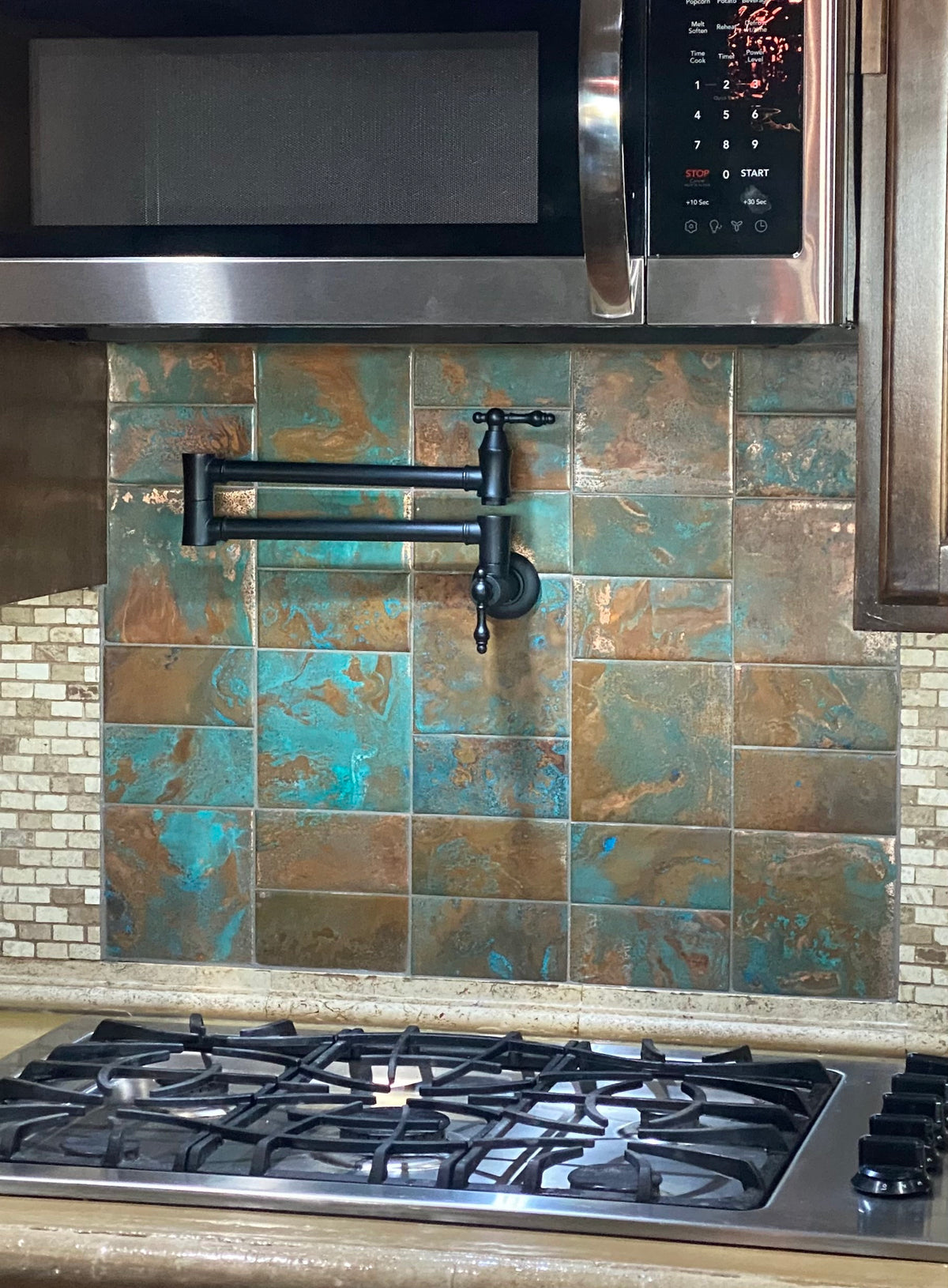 Rusted Moon ~ Copper Tile